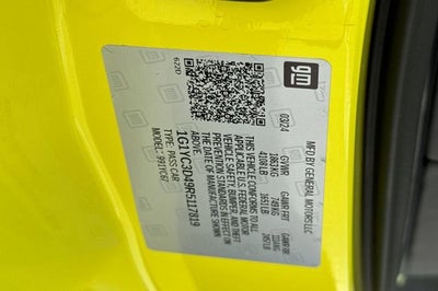 2024 Chevrolet Corvette Stingray Stingray Convertible 3LT