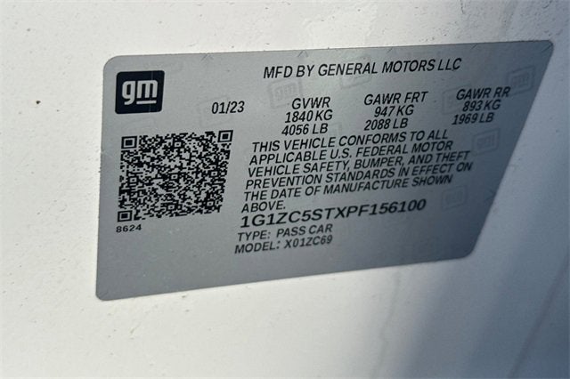 2023 Chevrolet Malibu 4dr Sdn LS w/1FL