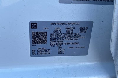 2025 Chevrolet Silverado 2500 HD Crew Cab Standard Box 4-Wheel Drive LT