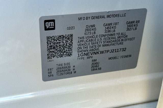 2023 Chevrolet Traverse AWD 2LZ