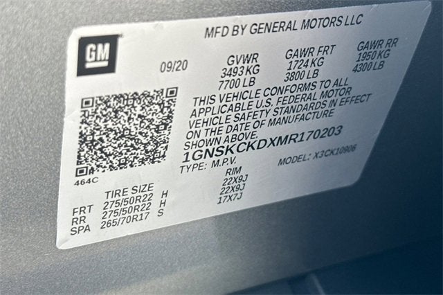 2021 Chevrolet Suburban 4WD LT