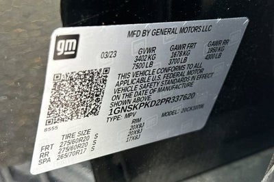 2023 Chevrolet Tahoe 4WD Z71