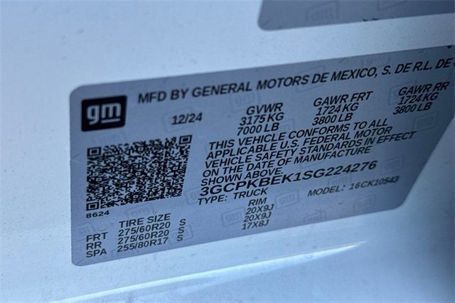 2025 Chevrolet Silverado 1500 Crew Cab Short Box 4-Wheel Drive Custom