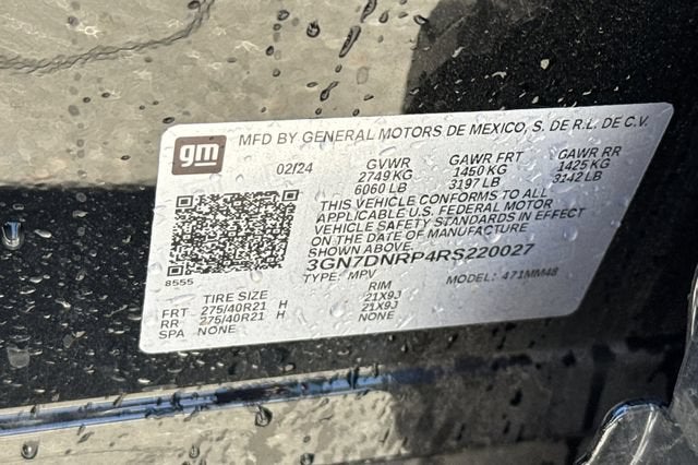 2024 Chevrolet Equinox EV 4dr RS w/0RP *Ltd Avail*