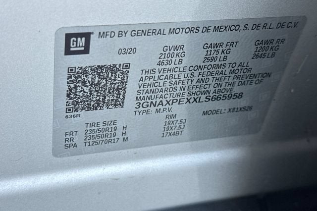 2020 Chevrolet Equinox FWD Premier