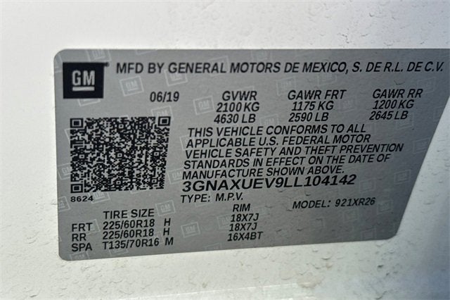 2020 Chevrolet Equinox AWD LT