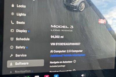 2018 Tesla Model 3 Long Range Battery RWD