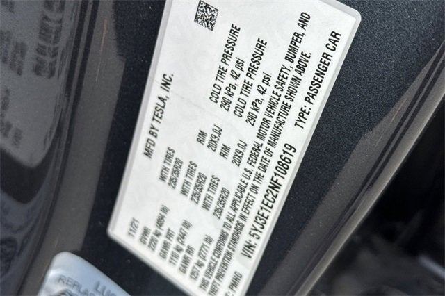 2022 Tesla Model 3 Performance AWD