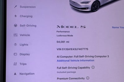 2020 Tesla Model S Performance AWD