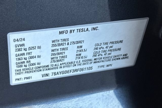 2024 Tesla Model Y Performance AWD