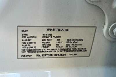 2022 Tesla Model Y Performance AWD