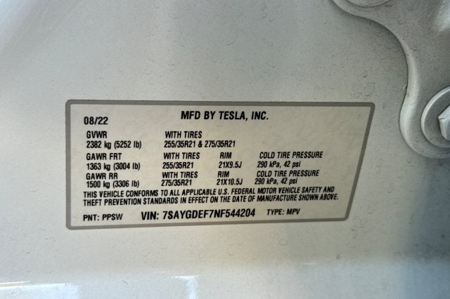 2022 Tesla Model Y Performance AWD