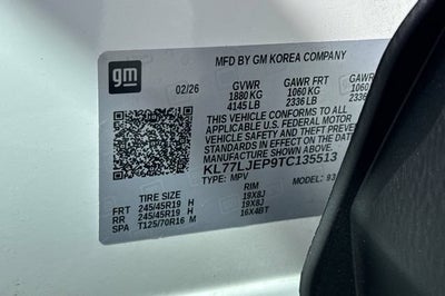 2026 Chevrolet Trax FWD 4dr 2RS