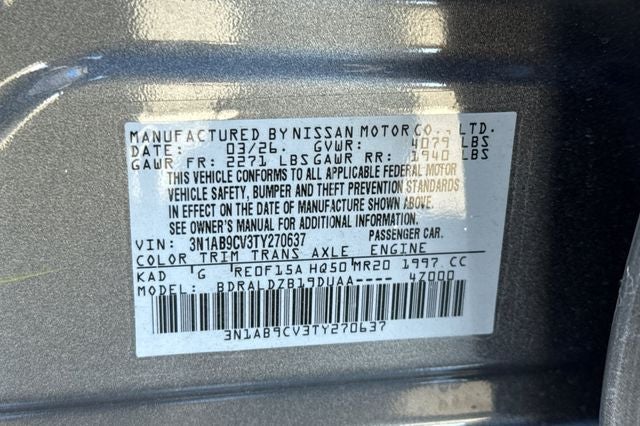 2026 Nissan Sentra SV