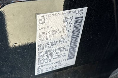 2023 Nissan Pathfinder Platinum PLATIMUM