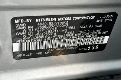 2024 Mitsubishi Eclipse Cross SE SE 4WD