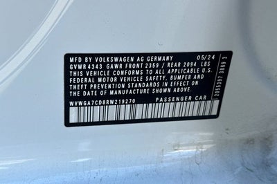 2024 Volkswagen Golf GTI 2.0T S