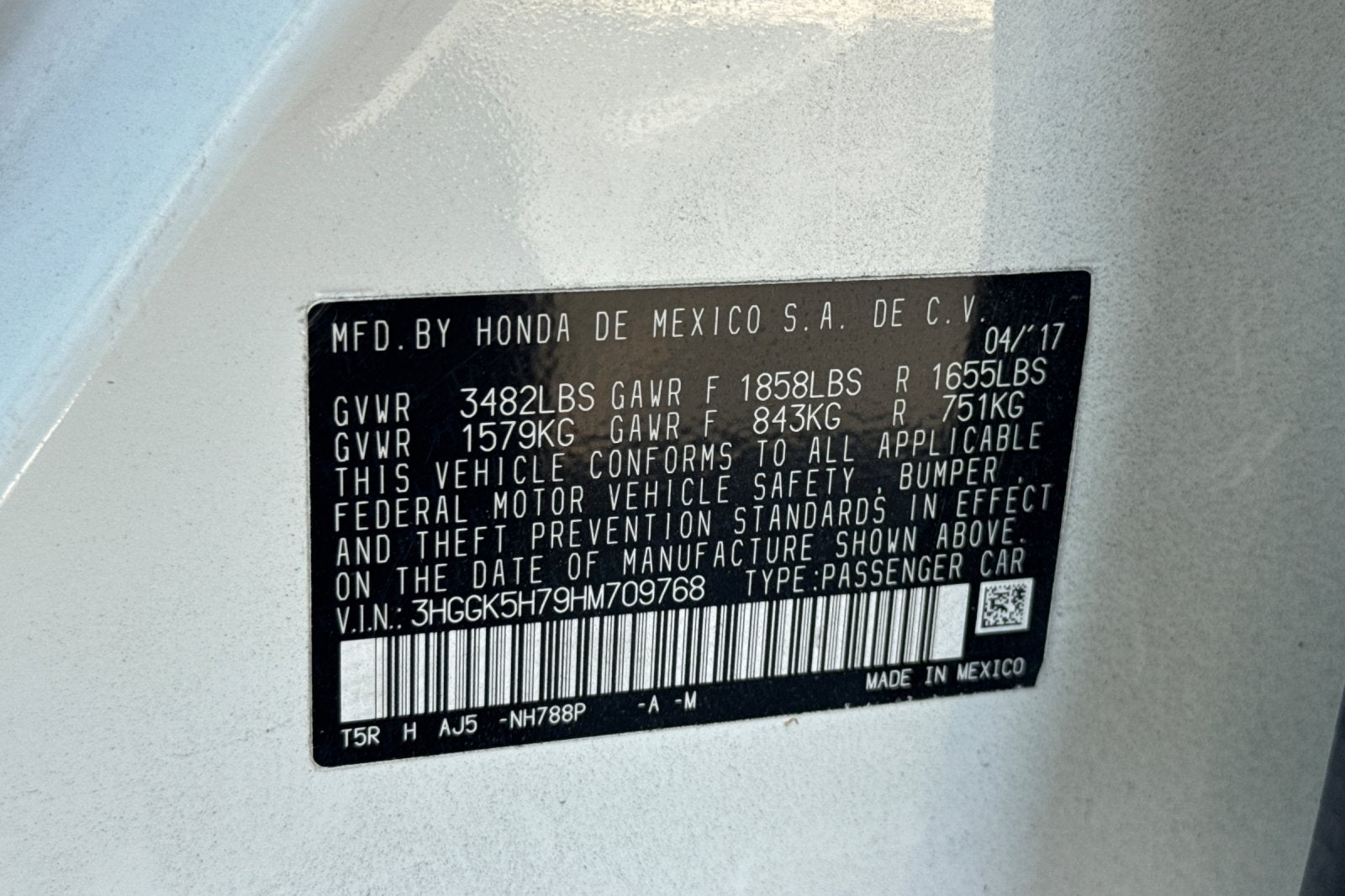 2017 Honda Fit EX