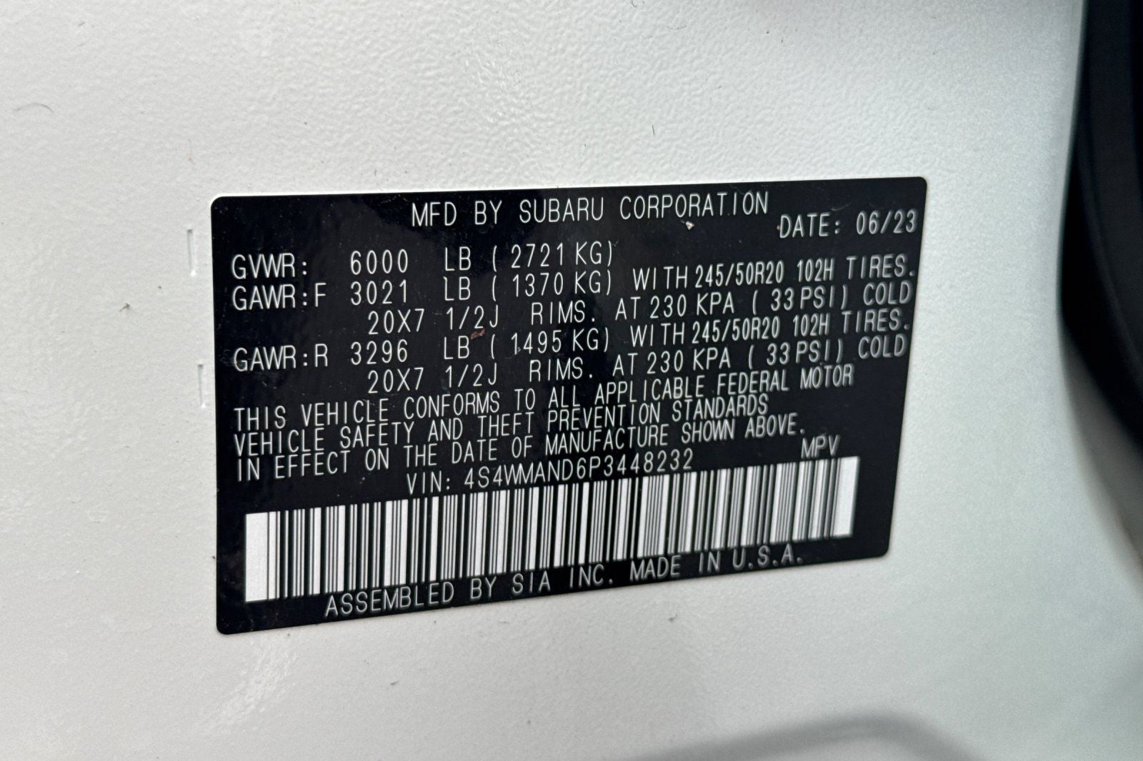 2023 Subaru Ascent Limited