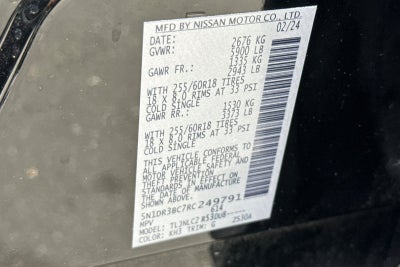2024 Nissan Pathfinder SV SV