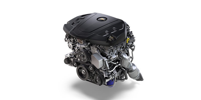 Chevy Camaro engine side view