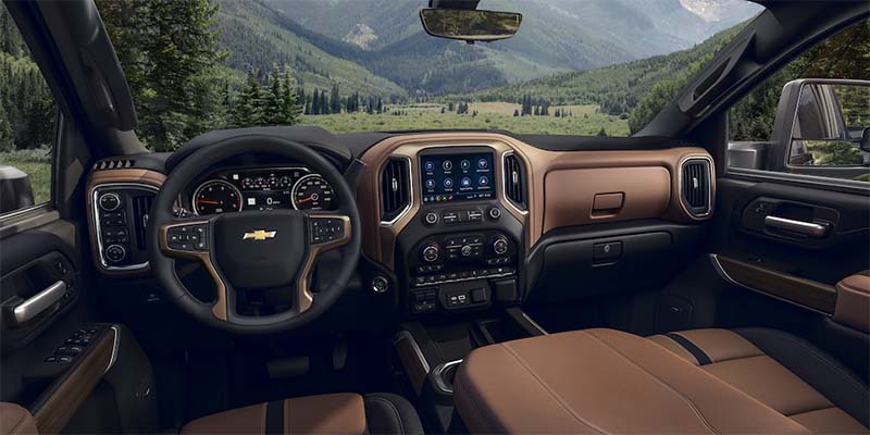 Chevy Silverado-2500 HD interior dashboard view
