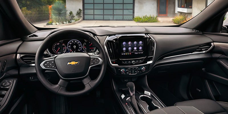 Chevy Traverse dashboard and screen