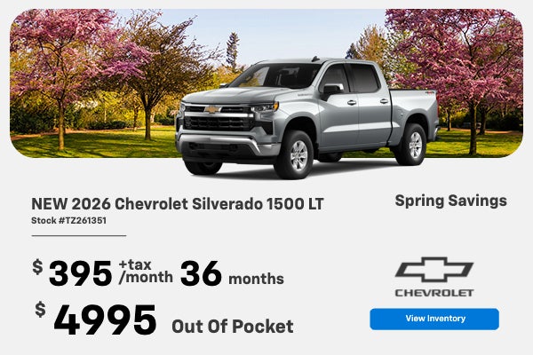 NEW 2026 CHEVROLET SILVERADO 1500 LT