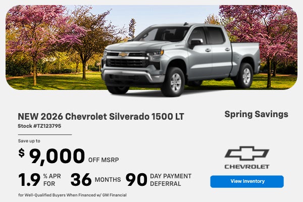 NEW 2026 CHEVROLET SILVERADO 1500 LT