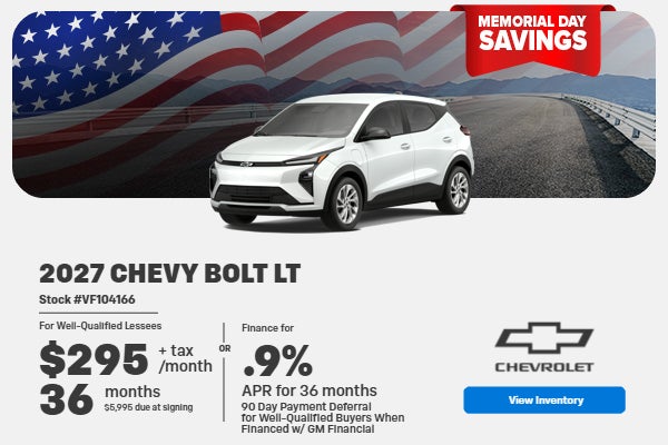 2027 Bolt EV LT