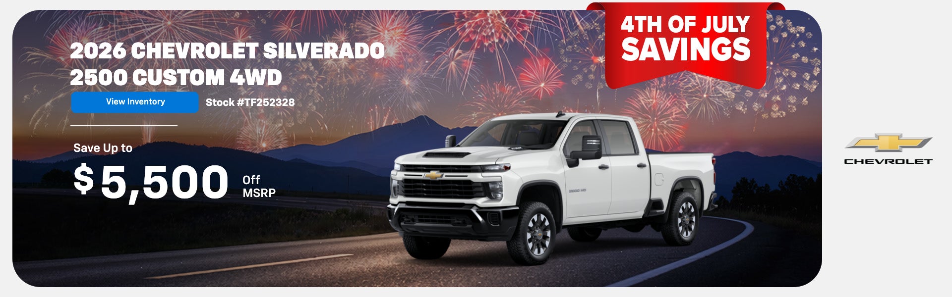 2026 CHEVROLET SILVERADO 2500 Custom 4WD