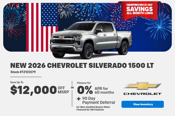 NEW 2026 CHEVROLET SILVERADO 1500 LT 