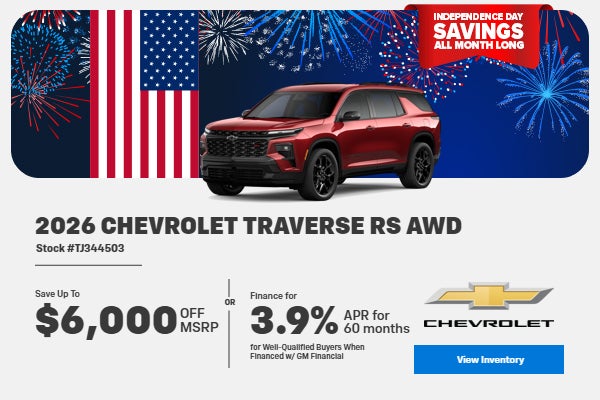 2026 Chevrolet Traverse RS AWD
