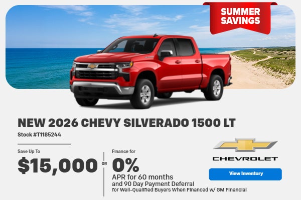 NEW 2026 CHEVROLET SILVERADO 1500 LT 