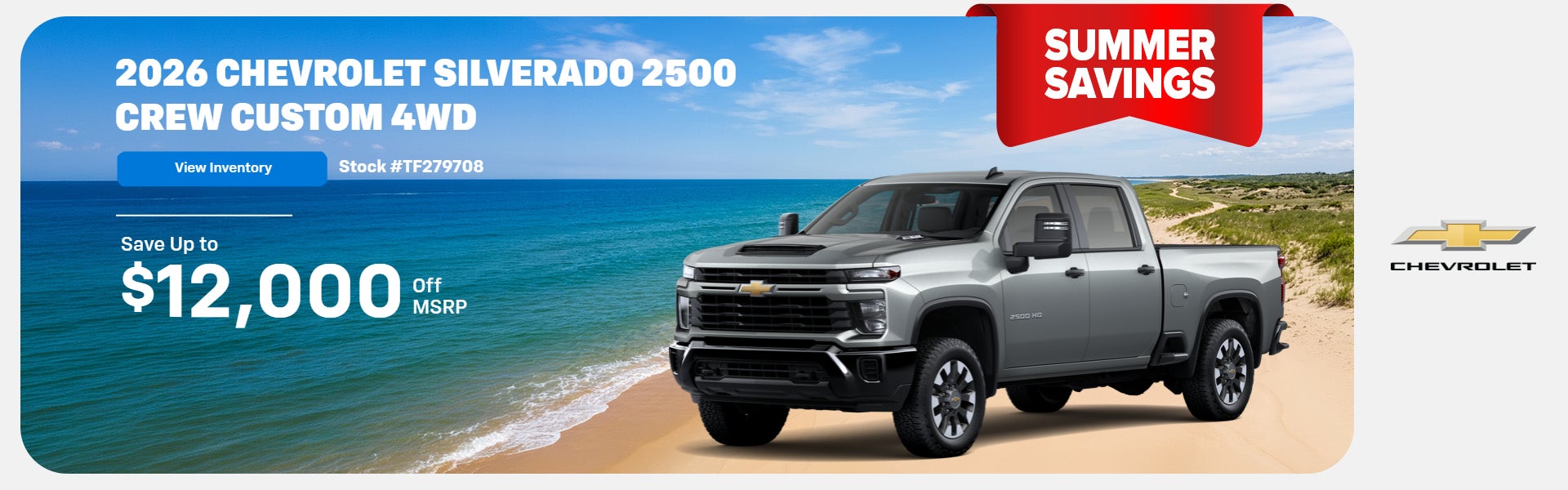 2026 Chevrolet Silverado 2500 Crew Custom 4wd 