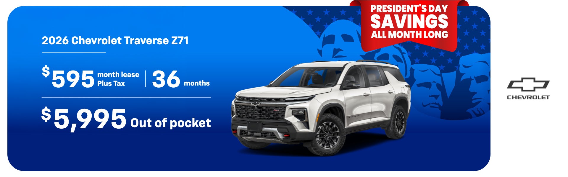 $595/month lease Plus Tax | 36 months | $5,995 Out Of Pocket