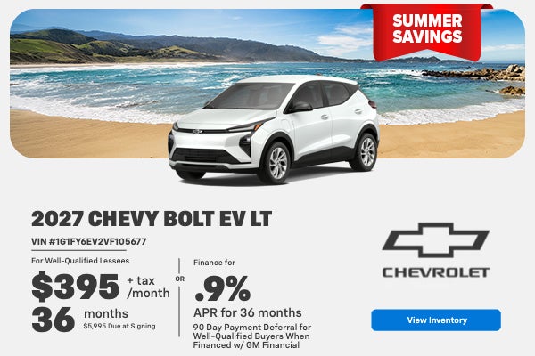 2027 Chevrolet Bolt EV LT