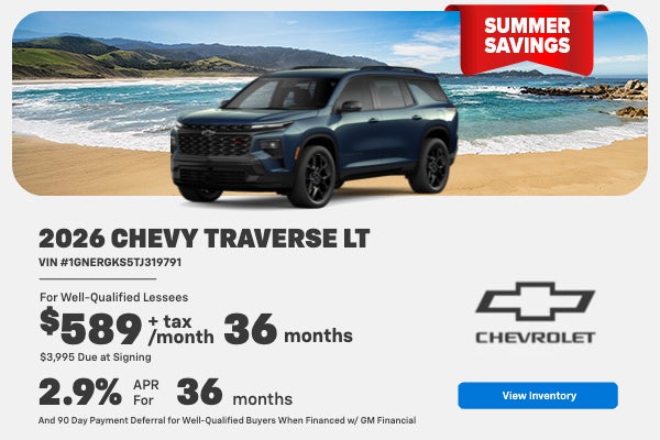 2026 Chevrolet Traverse LT
