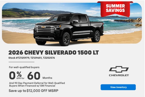 NEW 2026 CHEVROLET SILVERADO 1500 LT