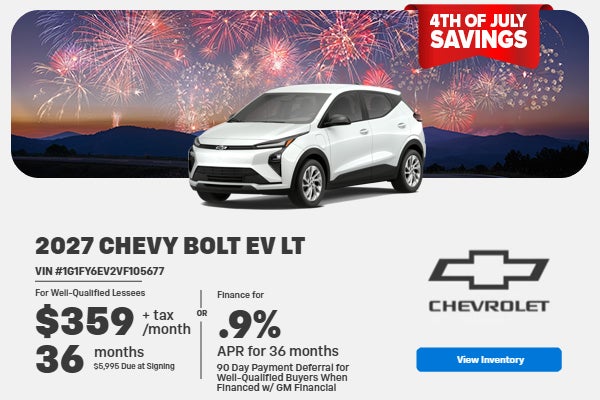 2027 Chevrolet Bolt EV LT